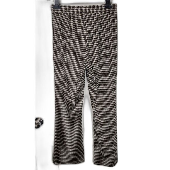 Sanctuary Anthropologie Filmore Flare Houndstooth Pants - Picture 2 of 4